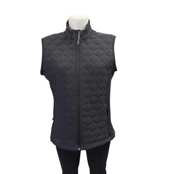 Brooks Jackets & Blazers - Brooks‎ womens Shelter Tech Quilted Full  Zip Vest sz L Weather Gear Layering